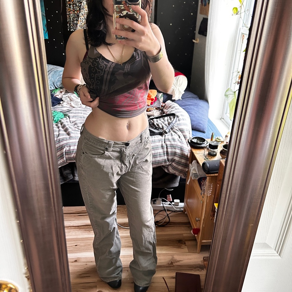 Stylish Gray Cargo Pants